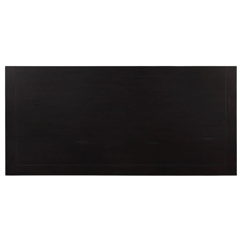 Parkins 7-piece Rectangular Dining Table Set Rustic Espresso