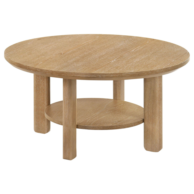 Crispin - 2 Piece Coffee Table Set With Open Shelves