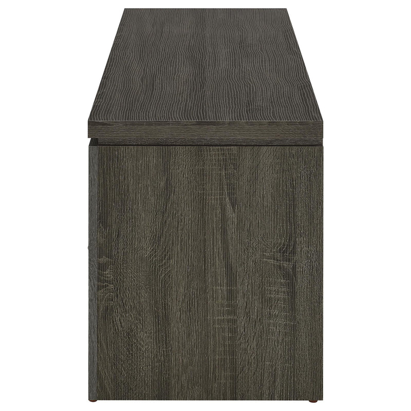Elkton 2-drawer Engineered Wood 59-inch TV Stand Weathered Grey