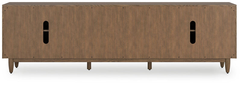 Roanhowe - Extra Large TV Stand - Brown