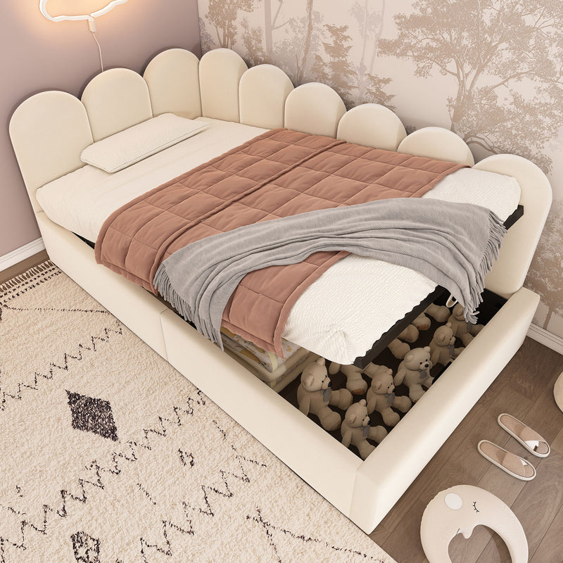Upholstered Daybed With Hydraulic Storage