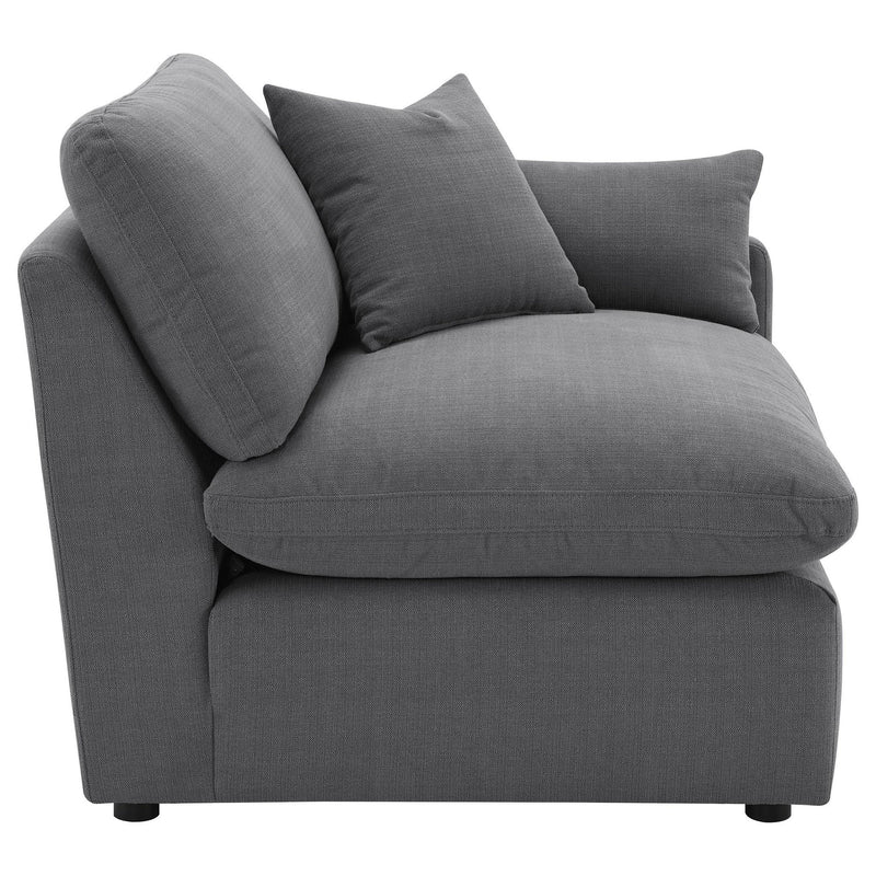 Hobson Upholstered RAF Chair Charcoal
