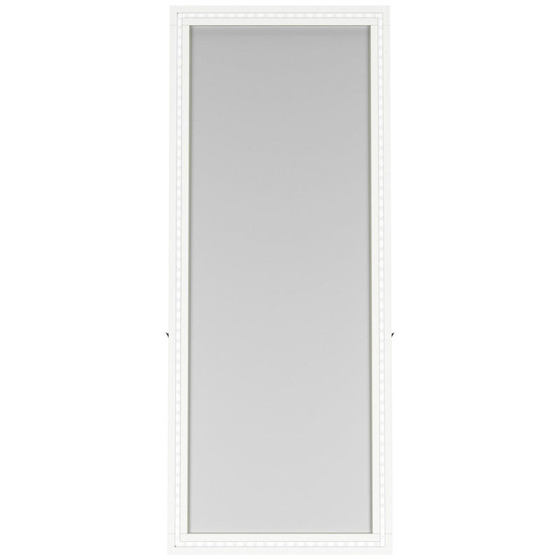 Windrose 28 x 67 Inch Tempered LED Standing Mirror White