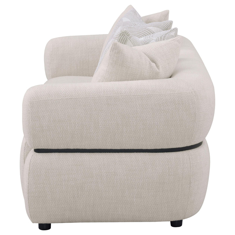 Ramsay - Round Arm Sofa - Beige