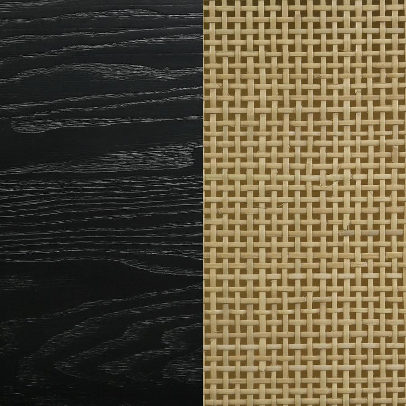 Arini - Cane Weave Full Length Standing Floor Mirror