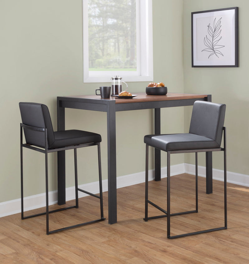 Fuji - Contemporary High Back Barstool Elegant Design