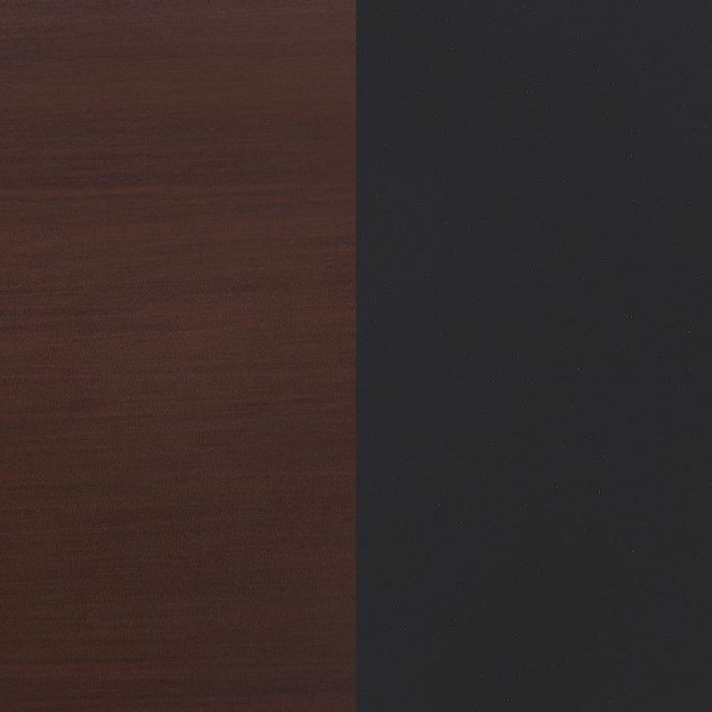 Zimmerlee - 2-Drawer Side Table with Shelf - Rust Brown