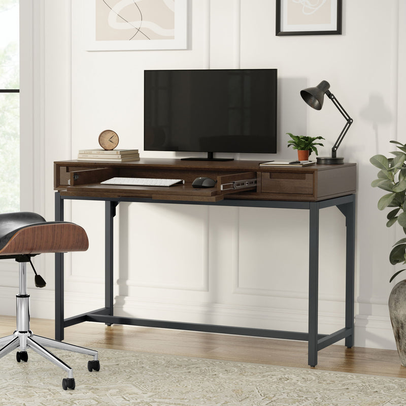 Banting - Small Desk - Walnut Brown