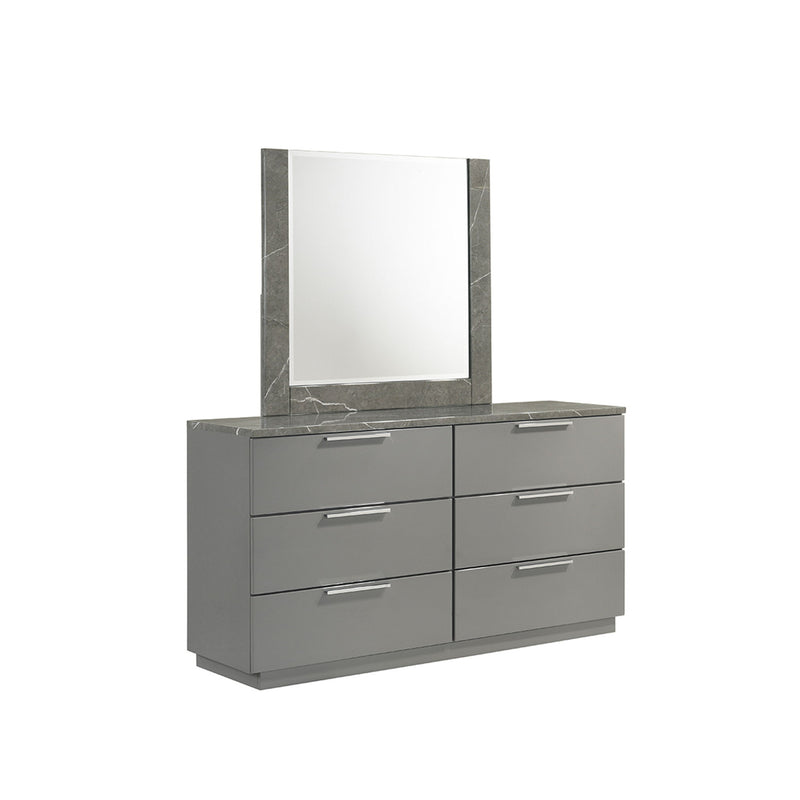 Elara - Dresser With Spacious Drawers - Gray