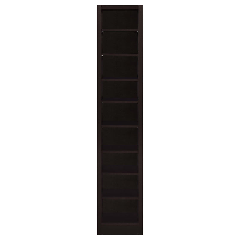 Eliam 71-inch 8-shelf Bookcase Cappuccino