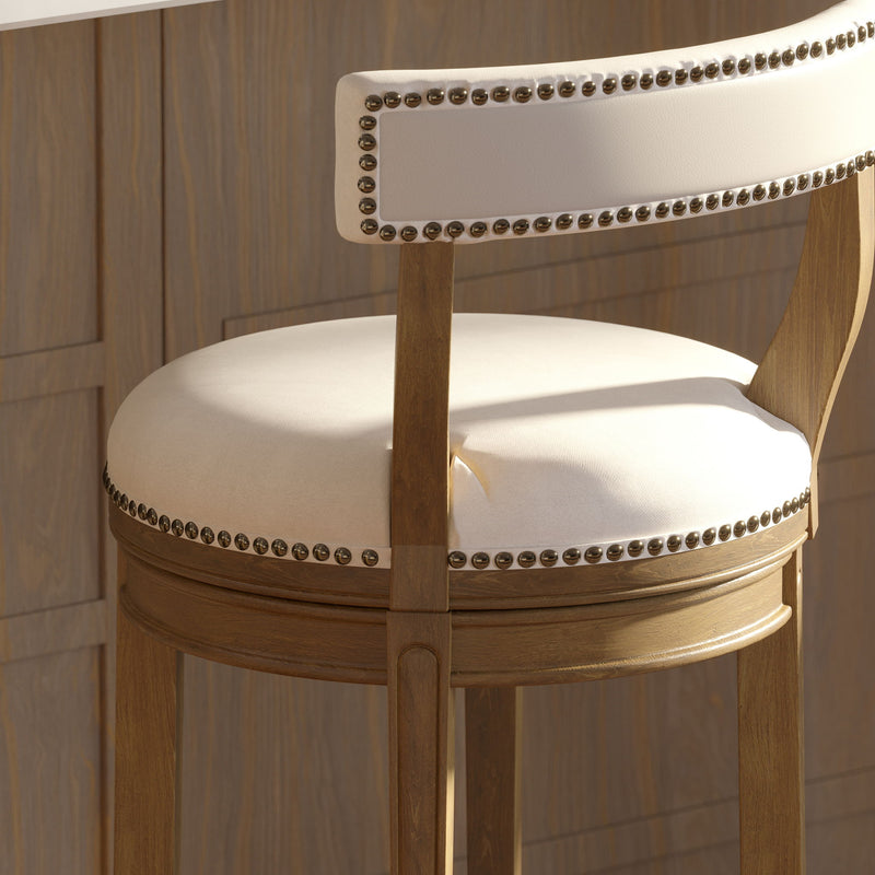 Stool & Upholstered Seat And Back