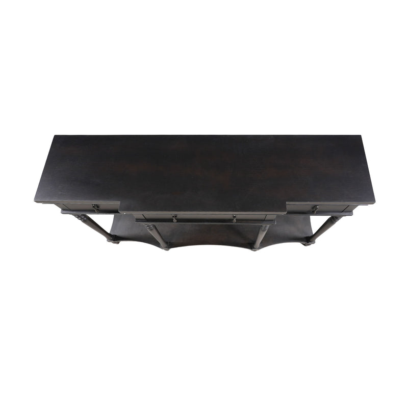 Retro Console Table With 3 Soft Close Drawers
