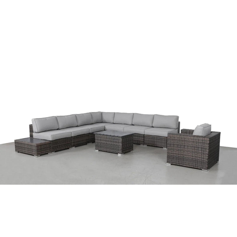 Stylish Entertainment Sectional Set, Outdoor Living