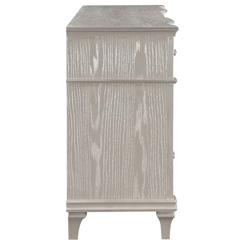 Katerina - 9 Drawer Dresser With Removable Jewelry Tray - Oak