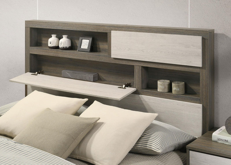 Fenwick 5-piece Queen Bedroom Set Grey Oak