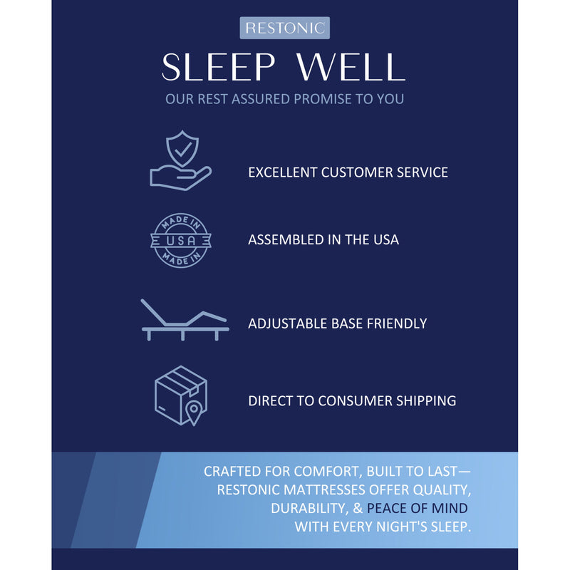 Tempagel - 13" Plush Mattress With Cooling Technology