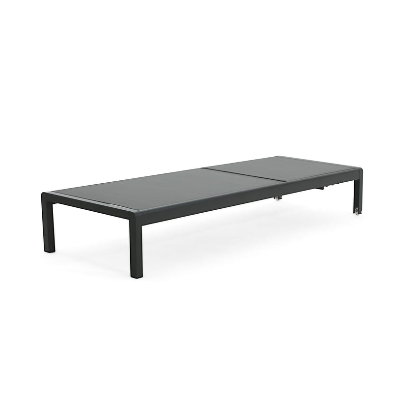 Outdoor Patio Chaise Lounge With 5 Reclining Positions
