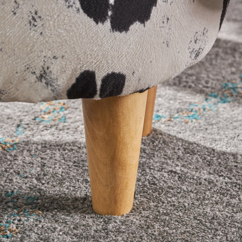 Cow Shaped Ottoman Footstool