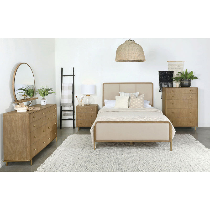 Benson - Eastern King Panel Bed - Sand