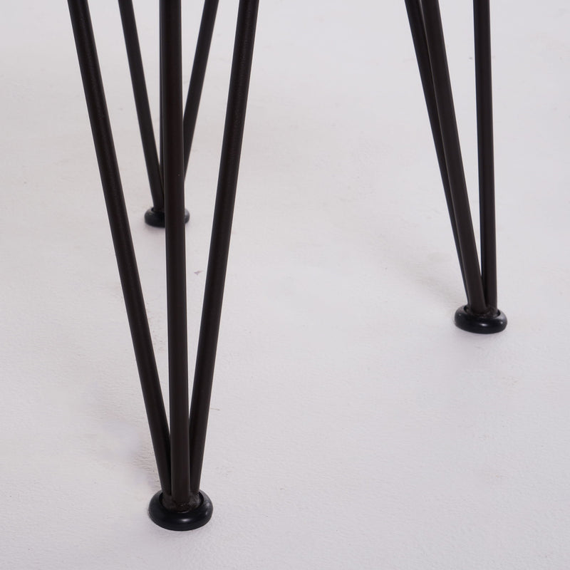 Zenith - Outdoor Industrial Accent Table (Set of 2) - Teak
