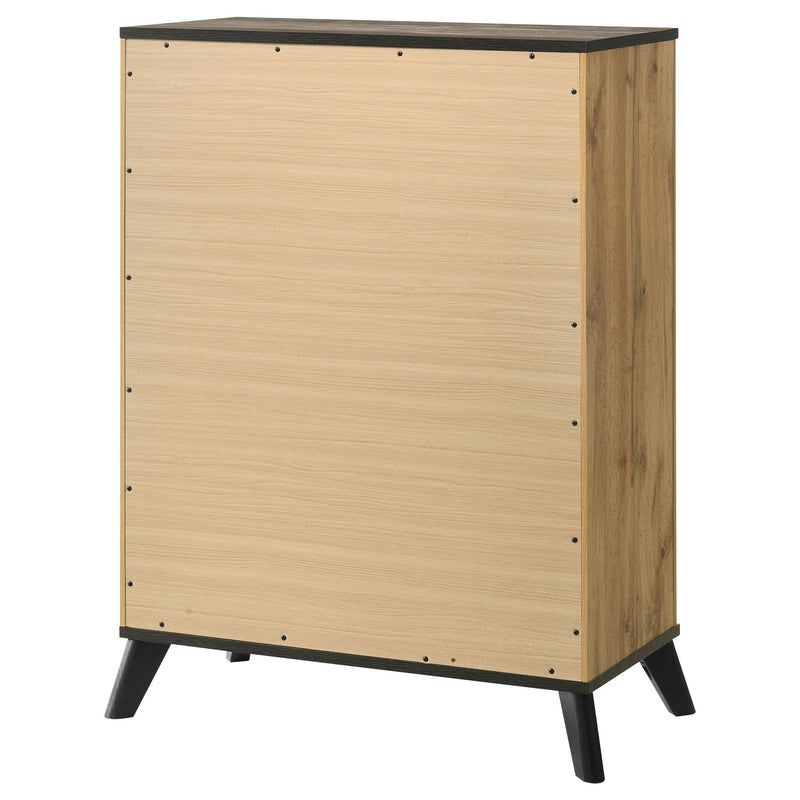 Georgina - 4 Drawer Bedroom Chest - Natural Wood