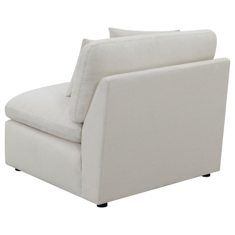 Hobson - Upholstered Armless Chair - Ivory