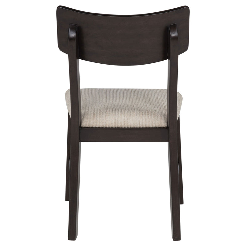 Jackie - 5 Piece Dining Set With Drop Leaf Table And Side Chairs - Dark Coffee