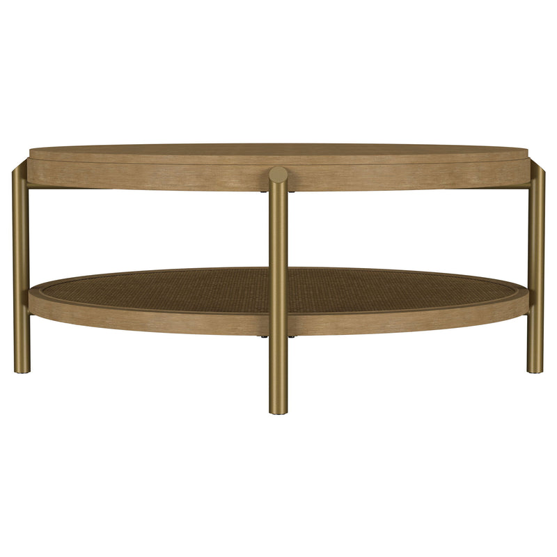 Benson - Round Table With Storage Shelf