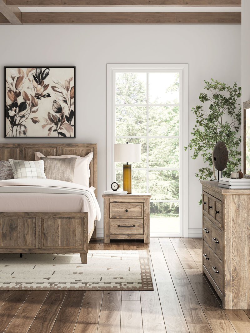 Rusticott - Two Drawer Night Stand - Brown