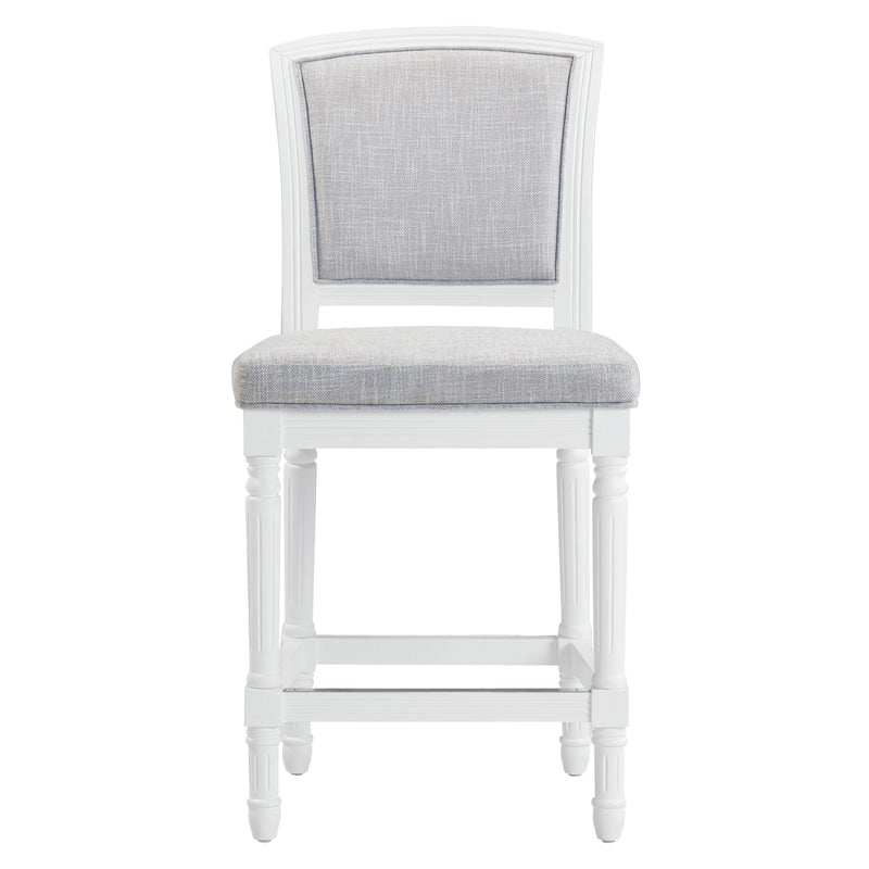 Stool With Upholstered Seat And Back