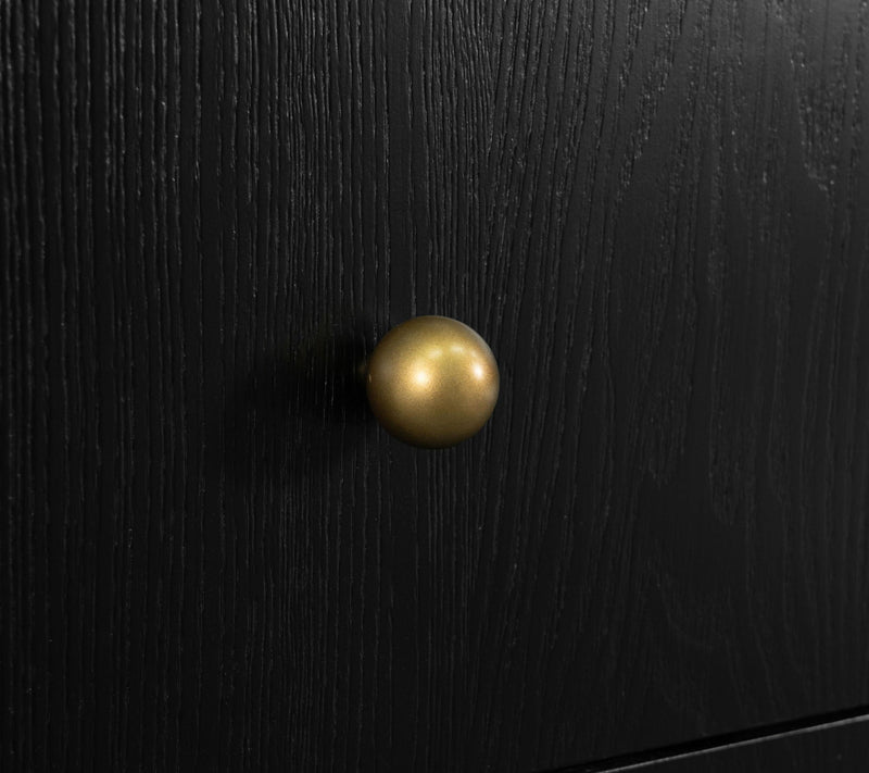 Arini 3-drawer Nightstand Black
