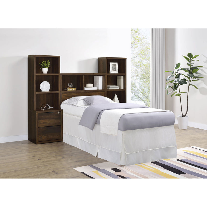 Geary - Bookcase Headboard With Open Cubbies