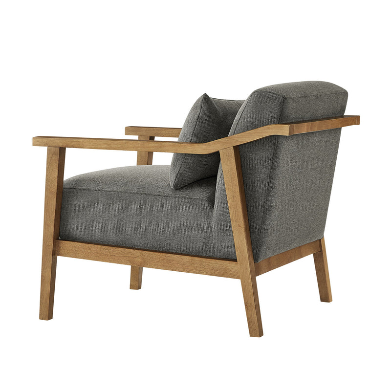 Reagan - Arm Accent Chair With Lumbar Pillow