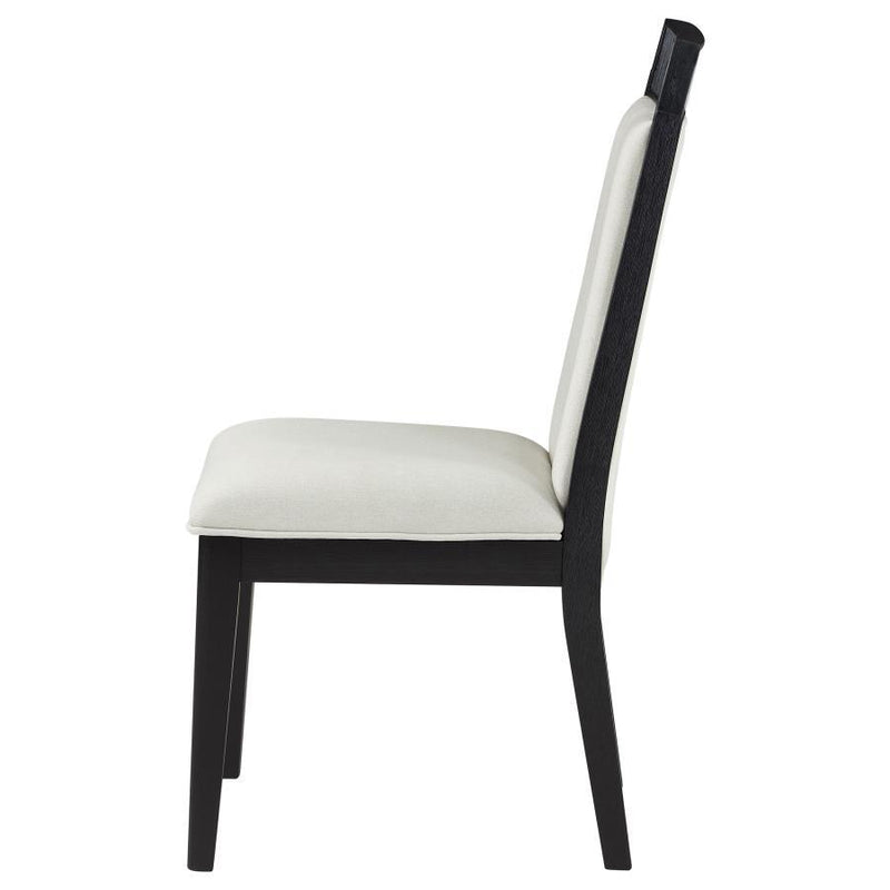 Brookmead - Dining Side Chair (Set of 2) - Ivory / Black