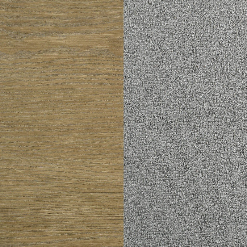Arini Upholstered Eastern King Panel Bed Sand Wash and Grey