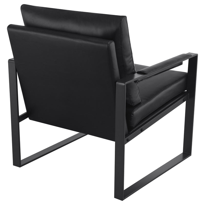 Goldbriar - Upholstered Track Arm Accent Chair - Black