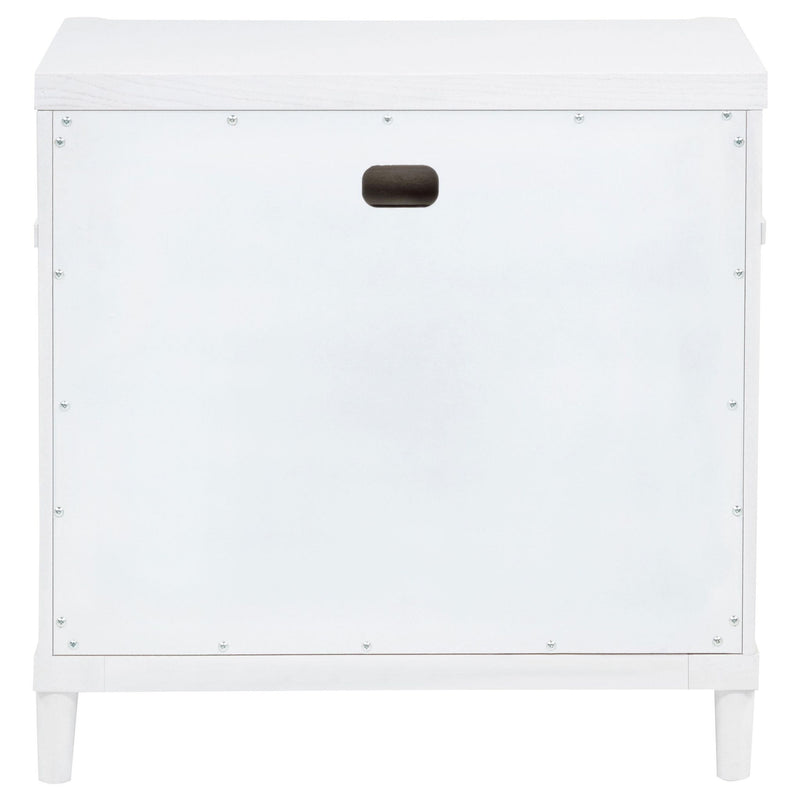 Gracemont 3-drawer Bedroom Nightstand Bedside Table White