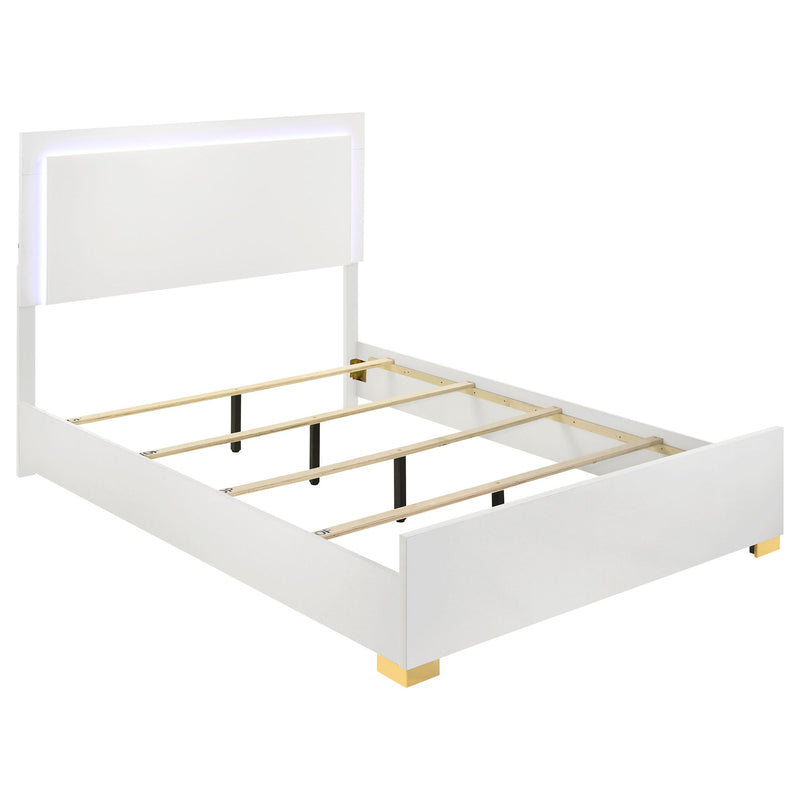 Jeremiah - LED Panel Bed With Touch Controlled Lighting