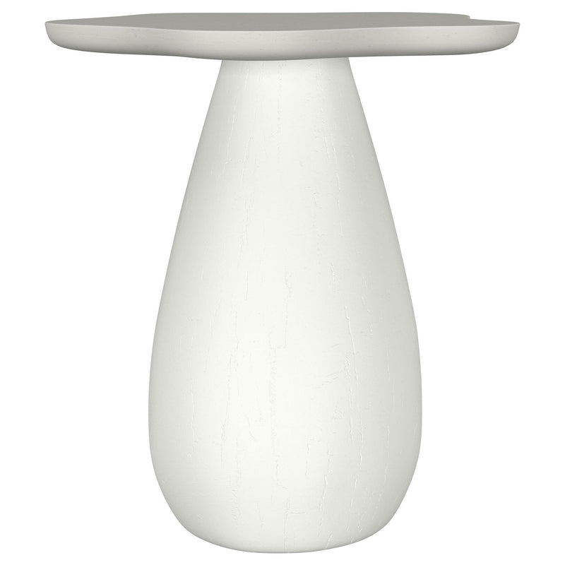 Perth 20-inch Side Table with Cloud-Shaped Top Off White