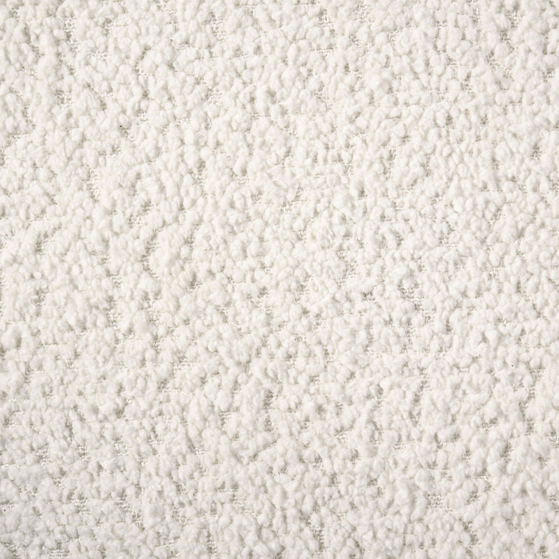 Dorset Fabric Upholstered Round Track Arm Loveseat White