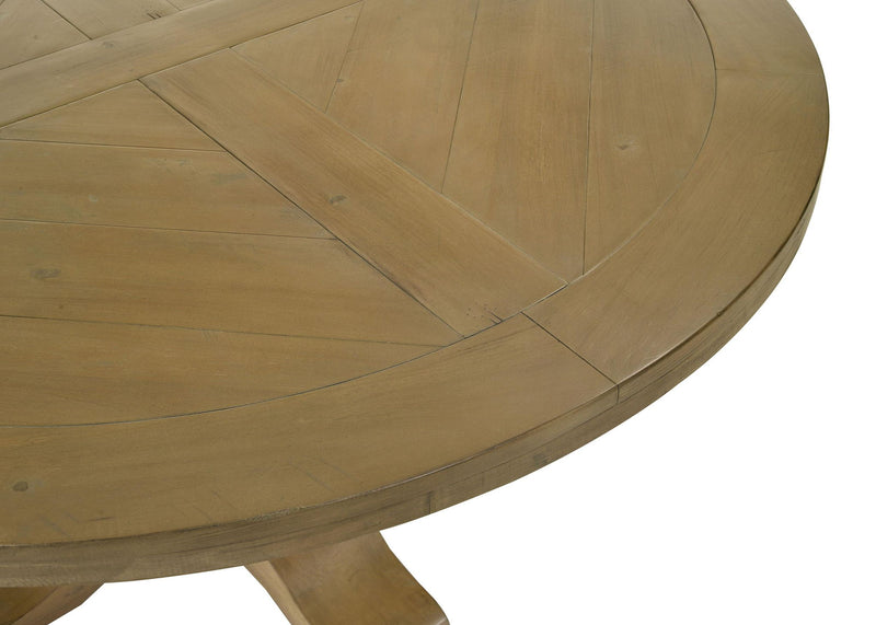 Florence 5-piece Round Dining Table Set Rustic Honey