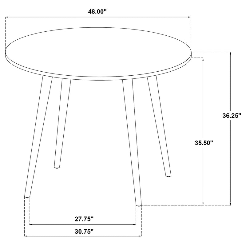 Waverly - Round Counter Height Dining Table - Light Ash