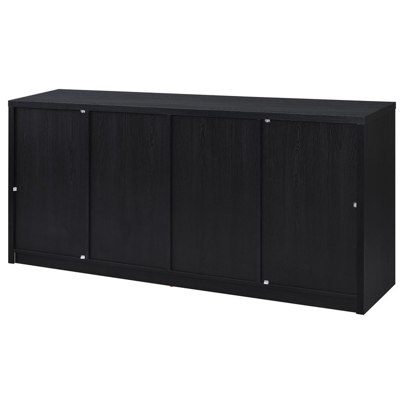 Shayne - 4 Door Sideboard With Arched Doors - Black