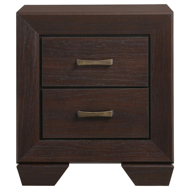 Kauffman 4-piece Eastern King Bedroom Set Dark Cocoa