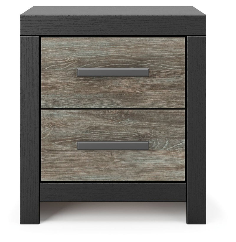 Broachmyn - 3 Pc. - Dresser And 2 Nightstands - Black / Gray