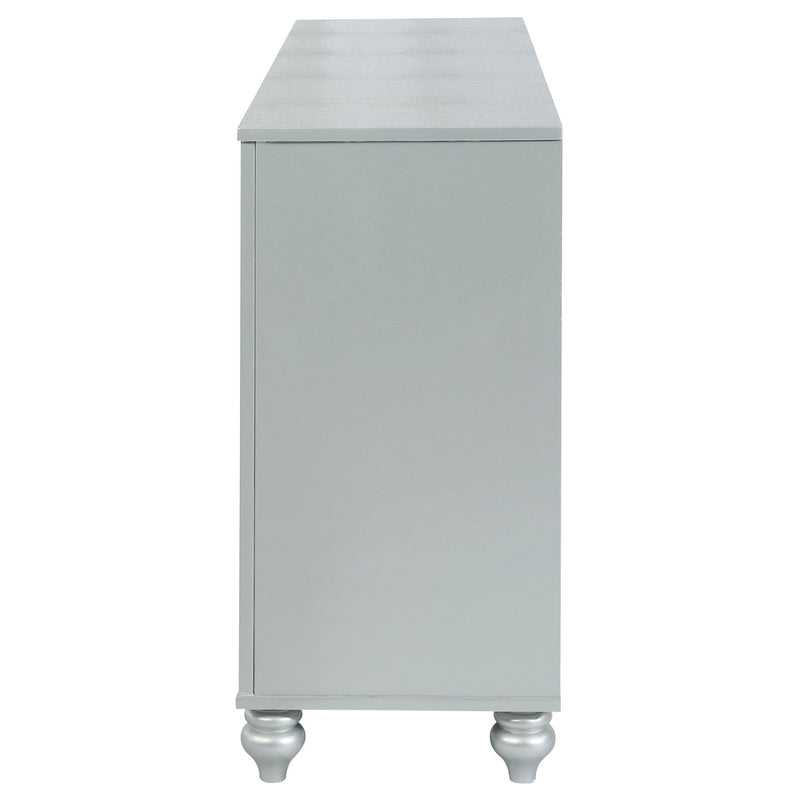 Arabesque - 6 Drawer Dresser - Silver