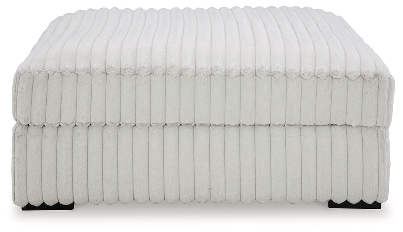 Stupendous - Oversized Accent Ottoman - Alloy