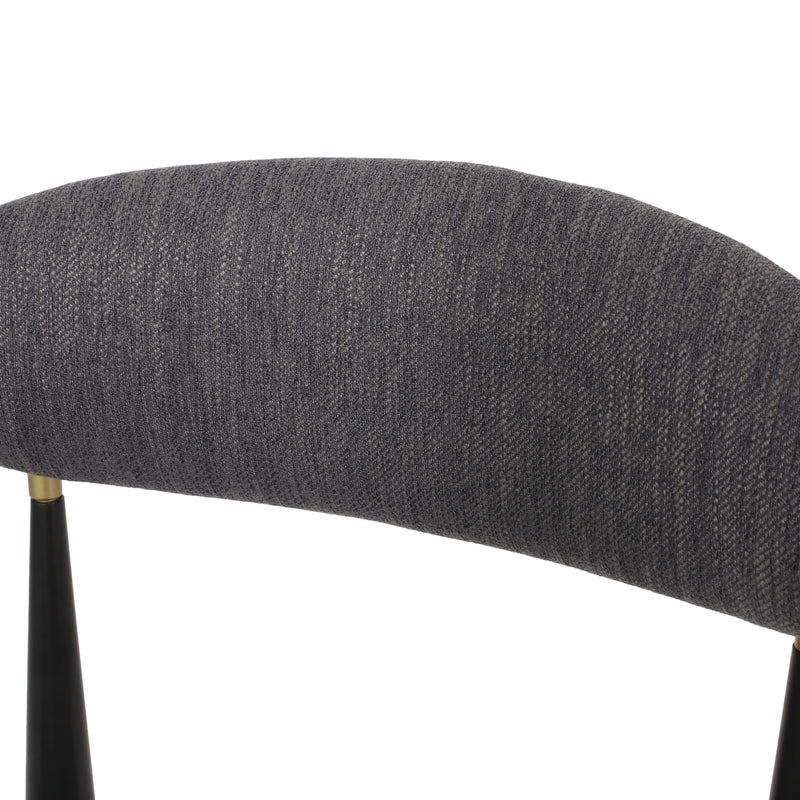 Upholstered Bar Stools With Backs For Kitchen Island (Set of 2)