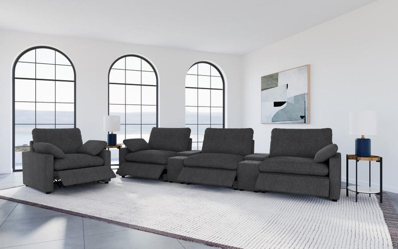 Collins - Upholstered Power Recliner Chair