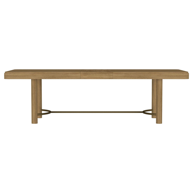 Arini 7-piece Extension Leaf Dining Table Set Sand Wash and Black